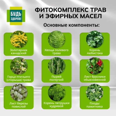 Будь Здоров! Фитокомплекс трав и эфирных масел паста 100мл  №3