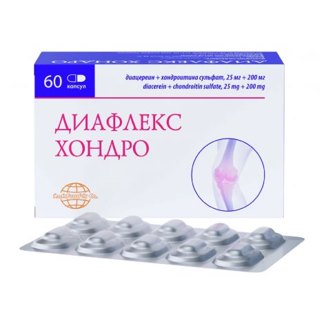 Диафлекс Хондро капс. 25мг+200мг №60