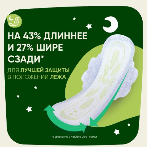 Натурелла прокладки ультра найт плюс ромашка №6 №5