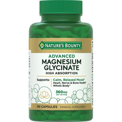 Нэйчес Баунти глицинат магния таб. №90