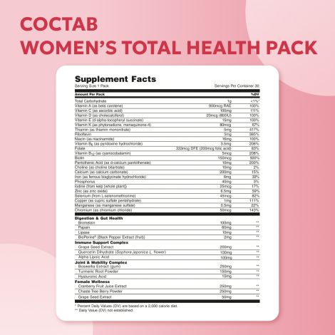 Юниверсал Вуменс Тотал Хелс Пак пак. №30 №7