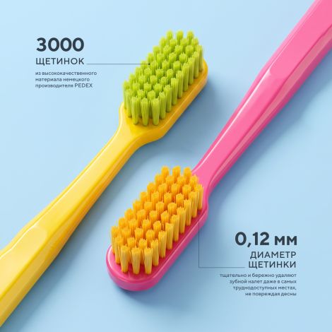 Смайл Эксперт ПРО зубная щетка взрослая 3000 медиум цветная №2 №3
