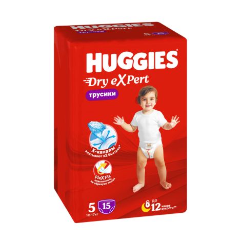 Хаггис трусики-подгузники Драй эксперт р-р 5/12-17кг/№15