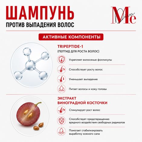 Медива ХАИР КЕА шампунь против выпадения волос 250мл №3