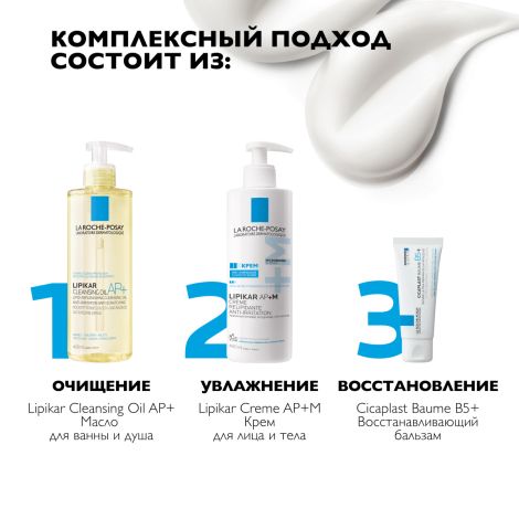 Ля Рош-Позе Липикар АП+М крем липидовосполняющий для сух./очень сух. и склонной к атопии коже туба 400мл №6