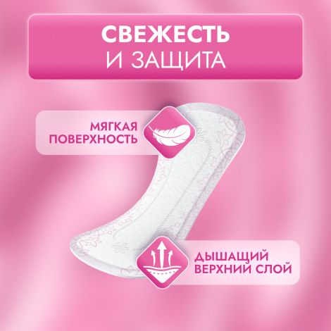 Либретта прокладки ежедневные свежесть и защита нормал плюс №20 №4