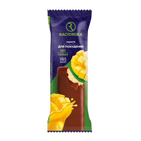 Рационика Диет батончик глазированный со вкусом манго 60г