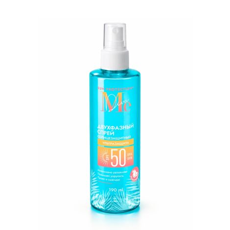Медива двухфазный солнцезащитный спрей SPF50 190мл