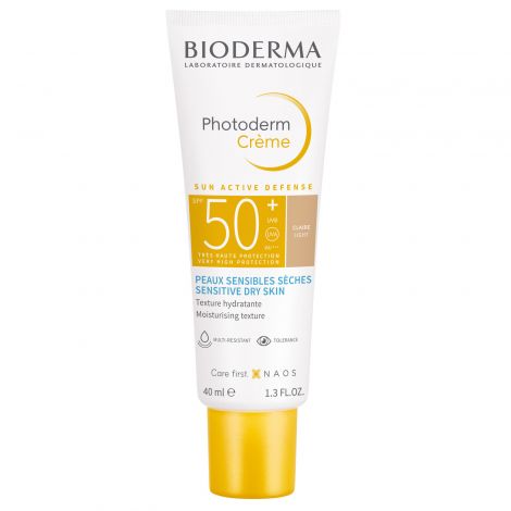 Биодерма Фотодерм Солнцезащитный тональный крем SPF50+ Светлый оттенок 40мл