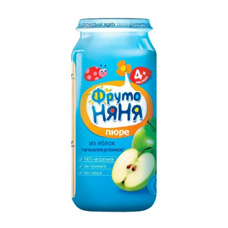 ФрутоНяня пюре Неженка яблоко 250г