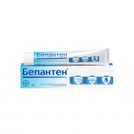 Бепантен крем для нар. прим. 5% тубы алюминиевые 30г №1