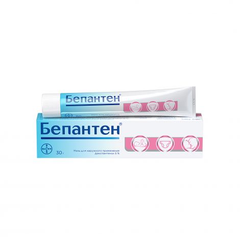Бепантен мазь для нар. прим. 5% тубы алюминиевые 30г №1
