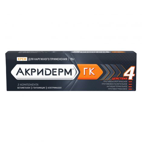 Акридерм ГК крем 15г №4