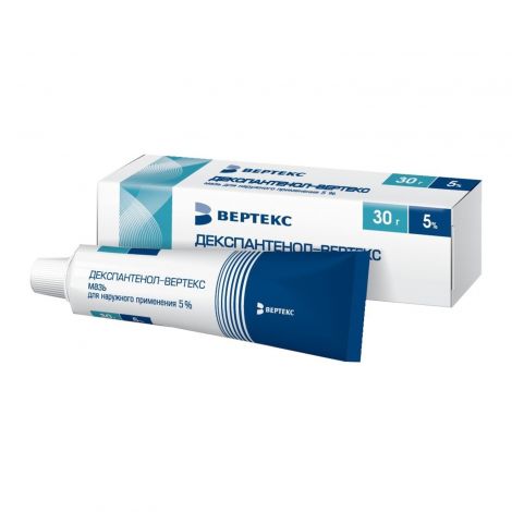 Декспантенол-Вертекс мазь для нар. прим. 5% туба 30г