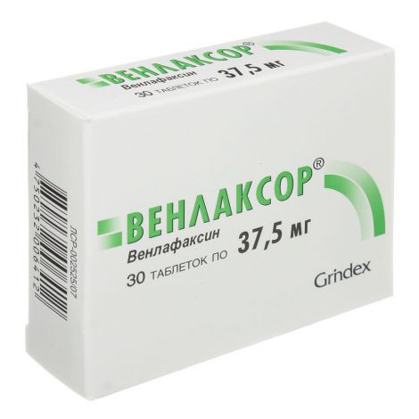 Венлаксор таб. 37,5мг №30
