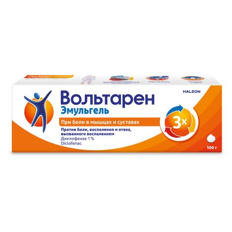Вольтарен эмульгель 1% 100г №2