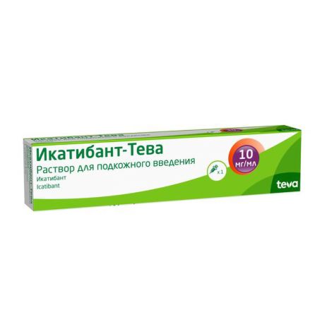 Икатибант-Тева р-р п/к введ. 10мг/мл (шприц) 3мл №1 №2