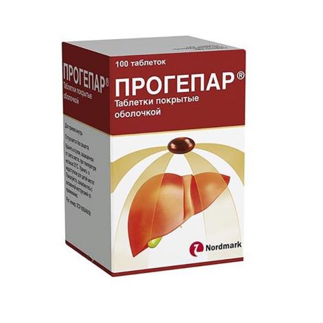 Прогепар таб.п/о 400мг №100