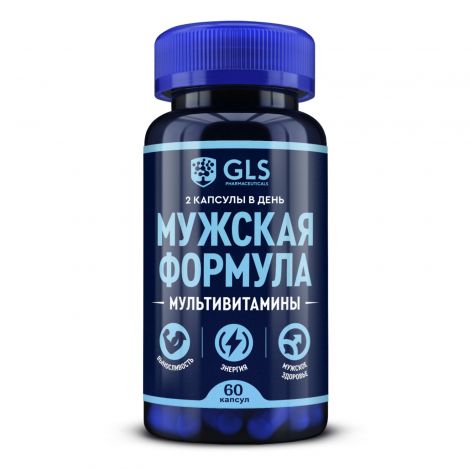 GLS мужская формула мультивитамины капс. 440мг №60