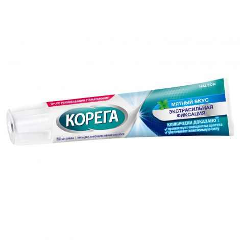 Корега крем для фиксации зубных протезов Экстра Сильный Мятный 70,0 N2 №4