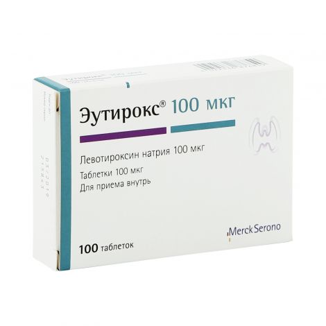 Эутирокс таб. 100мкг №100 №2