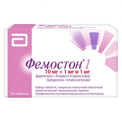 Фемостон 1 таб. 1мг/10мг №28