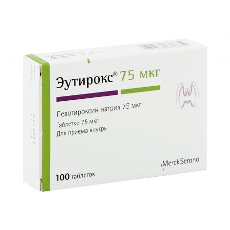 Эутирокс таб. 75мкг №100 №2