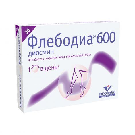 Флебодиа 600 таб.п/о плен. 600мг №30