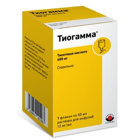 Тиогамма р-р для инф. 1,2% 50мл