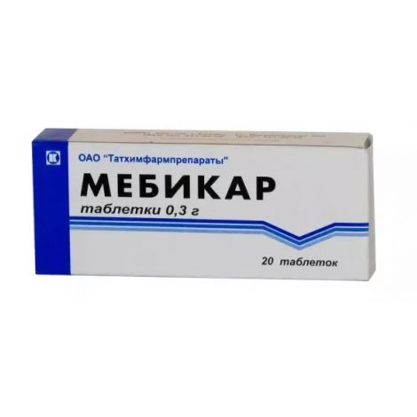 Мебикар таб. 300мг №20