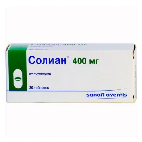 Солиан таб.п/о 400мг №30