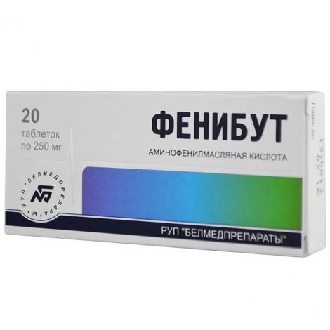 Фенибут таб. 250мг №20