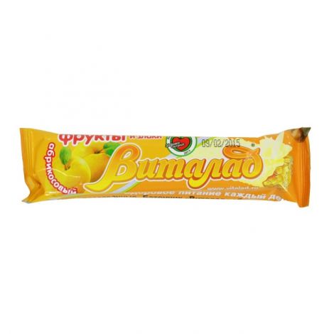 Виталад батончик на фруктозе абрикос 40г