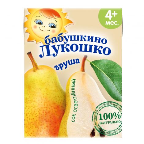 Бабушкино Лукошко сок груша 200мл