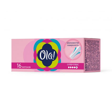 ola тампоны super plus шелковистая поверхность n16 №2