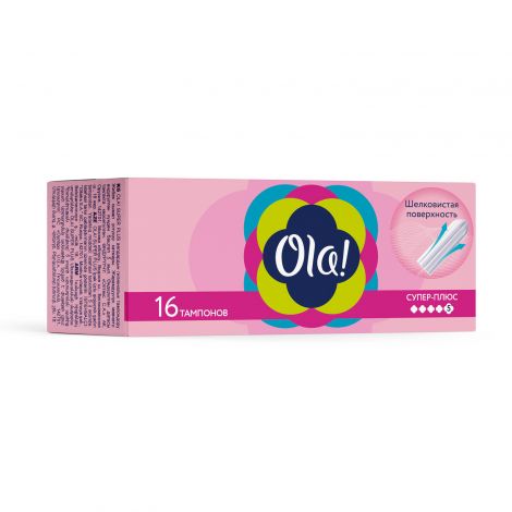 ola тампоны super plus шелковистая поверхность n16 №3