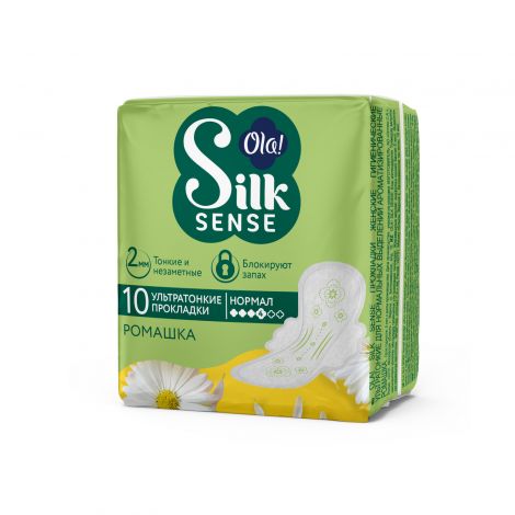 ola silk sense прокладки ultra deo normal ромашка n10 №3