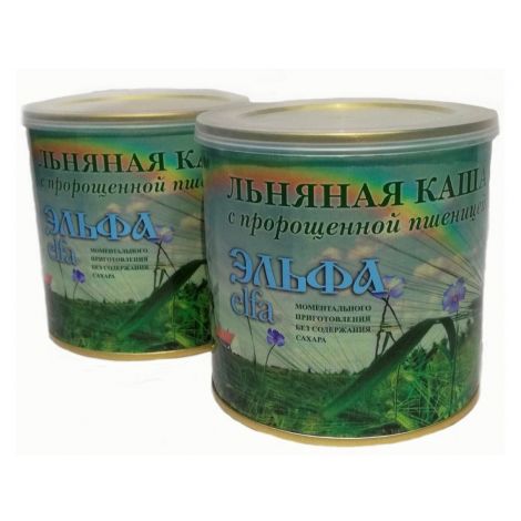 Каша Эльфа льняная с пророщенной пшеницей 400г