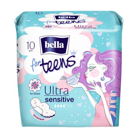 Прокладки Белла перфекта for teens Сенсетив №10