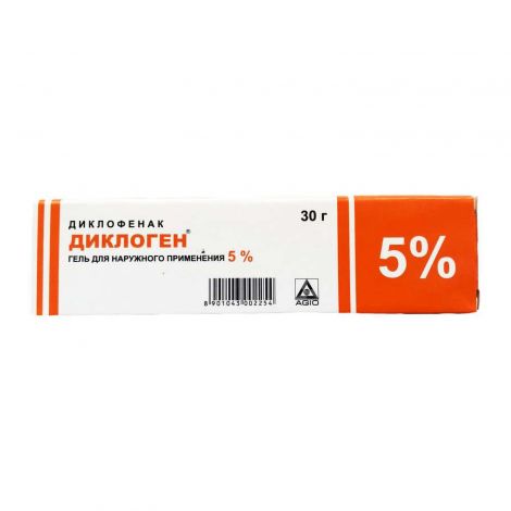 Диклоген 5% 30г гель