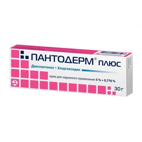 Пантодерм плюс крем для нар. прим.5%+0,776% 30г №3