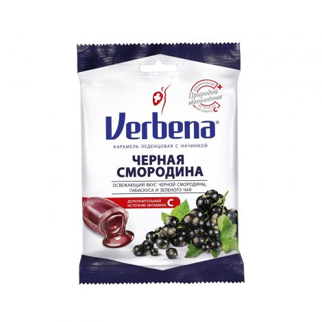 Вербена Черная смородина леденцы 60г