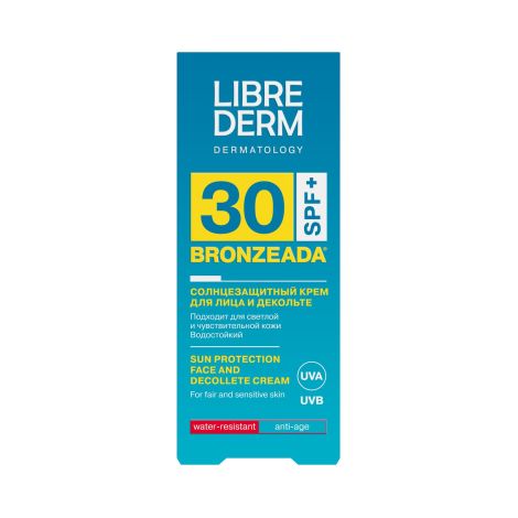Либридерм Бронзиада солнцезащитный крем для лица и зоны декольте SPF30 50мл №3