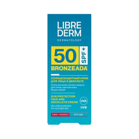 Либридерм Бронзиада солнцезащитный крем для лица и зоны декольте SPF50 50мл №3