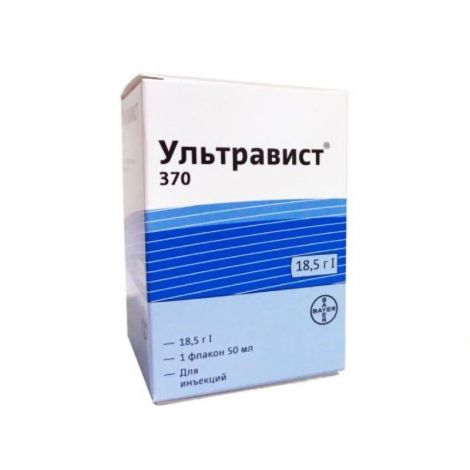 Ультравист р-р д/ин. 370 мг йода/мл фл. 50мл
