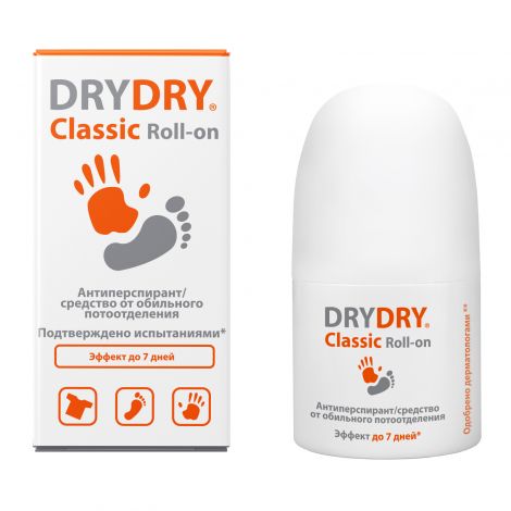 Драй Драй Классик Ролл-он дезодорант-антиперспирант от обильного потоотделения фл. 35мл №5