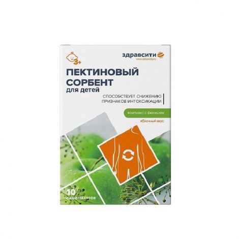 Здравсити пектиновый комплекс пор. саше. 7г №10 Яблоко БАД №3