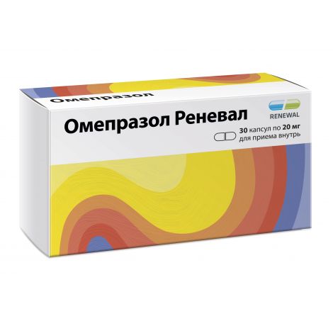 Омепразол Реневал капс.киш.раст. 20мг №30