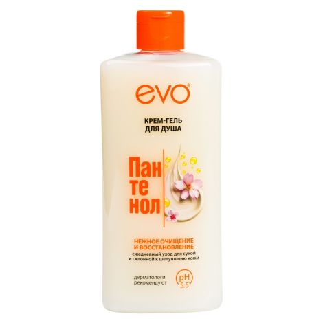 Эво Пантенол крем-гель для душа для сухой и чувствительной кожи фл. 400мл