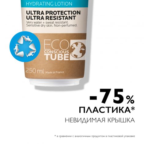 Ля Рош-Позе Антгелиос молочко увл. для лица и тела эко-туба SPF50+ 250мл №7